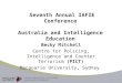 Seventh Annual IAFIE Conference Australia and Intelligence Education