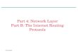 Part 4: Network Layer Part B: The Internet Routing Protocols
