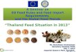 A Seminar on EU Feed Rules and Feed  Import Requirements  and the Global Feed Trends