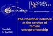 The Chamber network at the service of female entrepreneurship