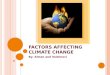 Factors Affecting Climate Change
