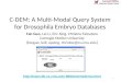 C-DEM: A Multi-Modal Query System for Drosophila Embryo Databases