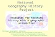 National  Geography History  Project
