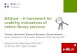 BibEval – A framework for usability evaluations of  online library services