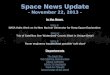 Space News Update - November 22, 2013 -