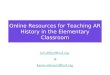 Online Resources for Teaching AR History in the Elementary Classroom