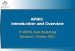 APNIC  Introduction and Overview