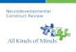 Neurodevelopmental Construct Review