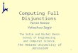 Computing Full Disjunctions