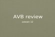 AVB review