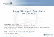 Long Straight Sections WBS U1.03.02.01