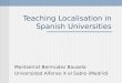 Teaching Localisation in Spanish Universities