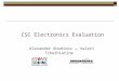 CSC Electronics Evaluation