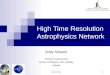 High Time Resolution Astrophysics Network
