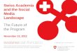 Swiss Academia and the Social Media Landscape