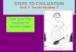 STEPS TO CIVILIZATION Unit 3  Social Studies 7