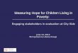 Measuring  Hope for Children Living in Poverty: