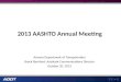 2013 AASHTO Annual Meeting