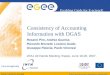 Consistency of Accounting Information with DGAS