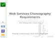 Web Services Choreography Requirements