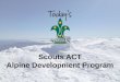 Scouts  ACT Alpine Development Program