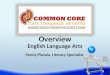 Overview English Language Arts