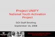 Project UNIFY National Youth Activation Project