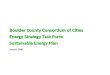 Boulder County Consortium of Cities Energy Strategy  Task Force Sustainable Energy Plan