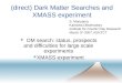 (direct) Dark Matter Searches and XMASS experiment