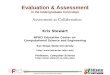 Evaluation & Assessment in the Undergraduate Curriculum