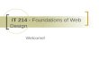 IT 214 -  Foundations of Web Design