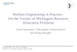 Welfare Engineering in Practice:  On the Variety of Multiagent Resource Allocation Problems