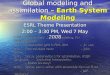 Global modeling and assimilation  – Earth System Modeling