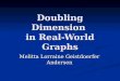Doubling Dimension  in Real-World Graphs