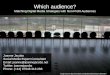 Which audience? Matching Digital Media Strategies with Non-Profit Audiences