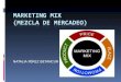 MARKETING MIX  (MEZCLA DE MERCADEO)