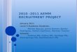 2010 -2011 AEMM Recruitment Project