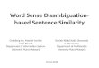 Word Sense Disambiguation-based Sentence Similarity