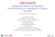 AD-4/ACE Biological Effects of Antiprotons Are Antiprotons a Candidate for Cancer Therapy?