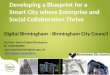 Developing a Blueprint for a Smart City where Enterprise and  Social Collaboration Thrive