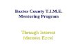 Baxter County T.I.M.E. Mentoring Program