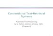 Conventional Text-Retrieval Systems
