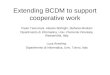 Extending BCDM to support cooperative work