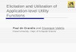 Elicitation and Utilization of Application-level Utility Functions