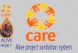 Alive project sanitation system