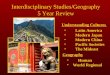 Interdisciplinary Studies/Geography 5 Year Review