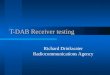 T-DAB Receiver testing