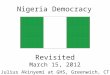 Nigeria Democracy
