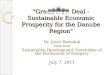 "Green New Deal - Sustainable Economic Prosperity for the Danube Region"