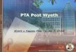 PTA Post Wyeth